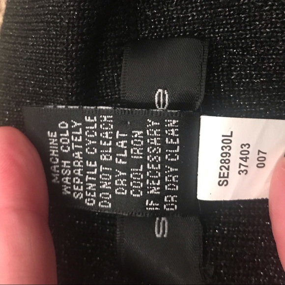 Women’s Spense black and silver dress cover-up sml - Picture 6 of 6